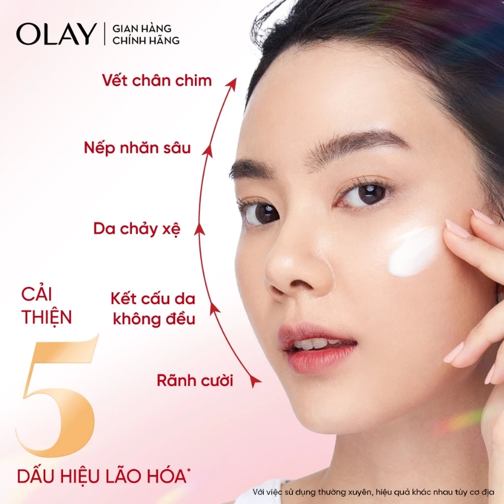 Kem Dưỡng Ẩm Olay Super Collagen Peptides Giúp Cải Thiện 5 Dấu Hiệu Lão Hóa Phức Tạp 45g