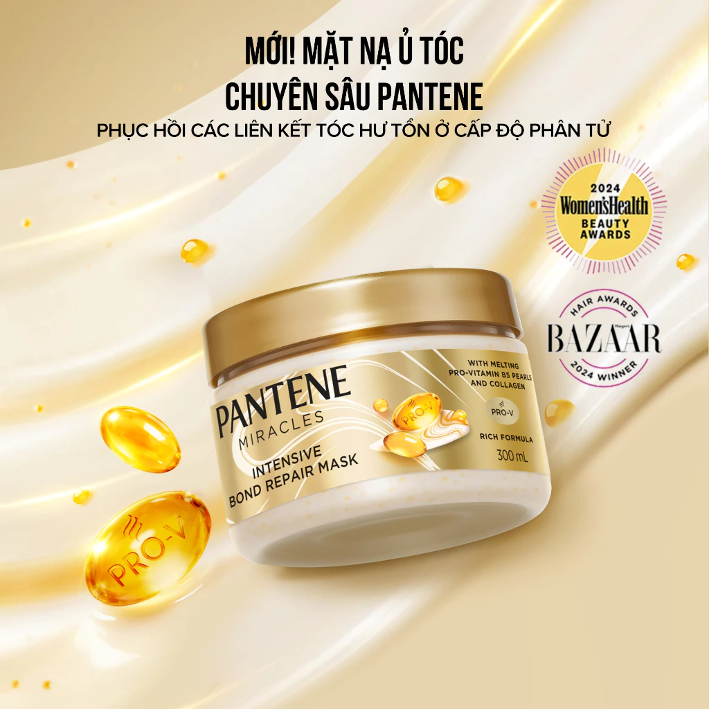 Mặt Nạ Ủ Tóc Chuyên Sâu Pantene Miracles Phục Hồi Liên Kết Tóc 300ml
