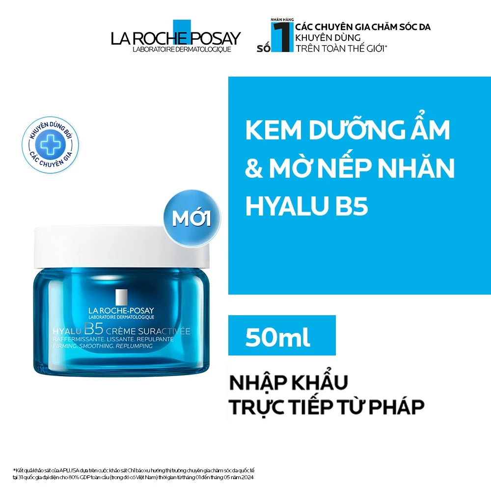 Kem Dưỡng Ẩm Và Mờ Nếp Nhăn La Roche-Posay Hyalu B5 50ml