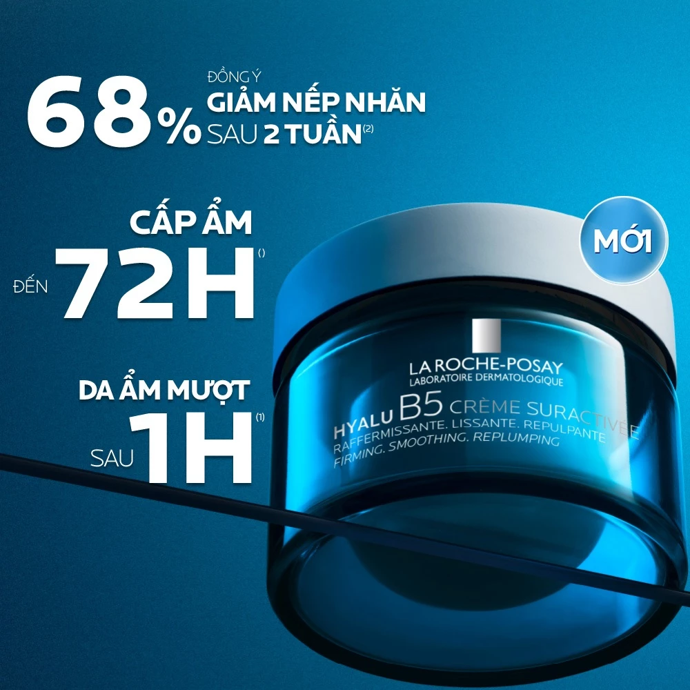 Kem Dưỡng Ẩm Và Mờ Nếp Nhăn La Roche-Posay Hyalu B5 50ml