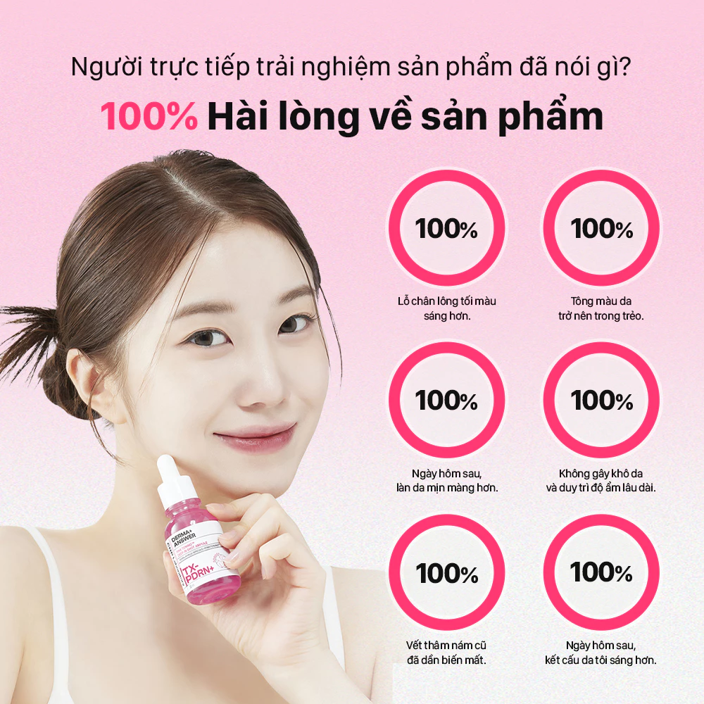 Tinh Chất Vi Kim Dưỡng Sáng Hồng Da CNP Derma Answer Pink Toning Deep-In Shot Ampoule