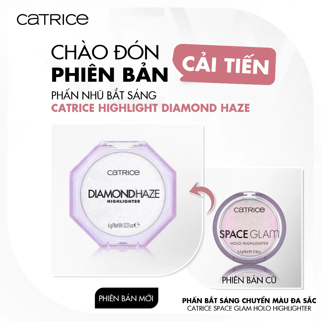 Phấn Nhũ Bắt Sáng Catrice Highlight Diamond Haze 6g