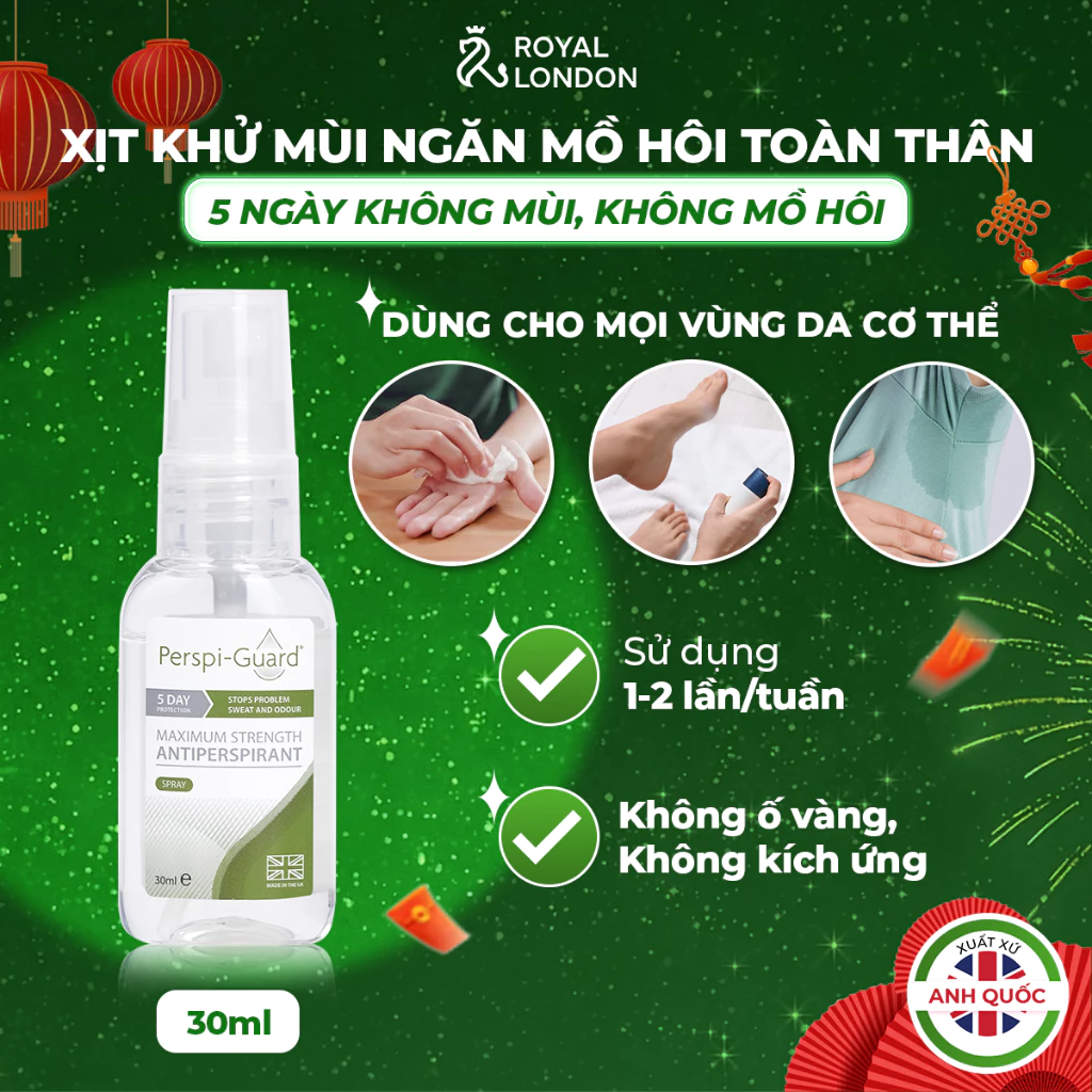 Xịt Khử Mùi Perspi-Guard Hiệu Quả Tối Ưu 30ml