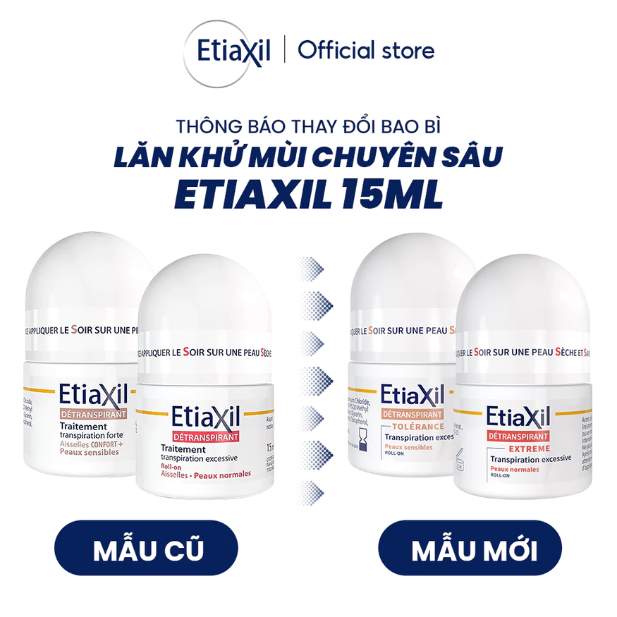 Lăn Khử Mùi Và Ngăn Mồ Hôi Chuyên Sâu Etiaxil 15ml