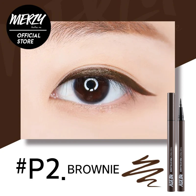 Bút Kẻ Mắt Nước Chống Trôi Merzy The First Pen Eyeliner 0.5g