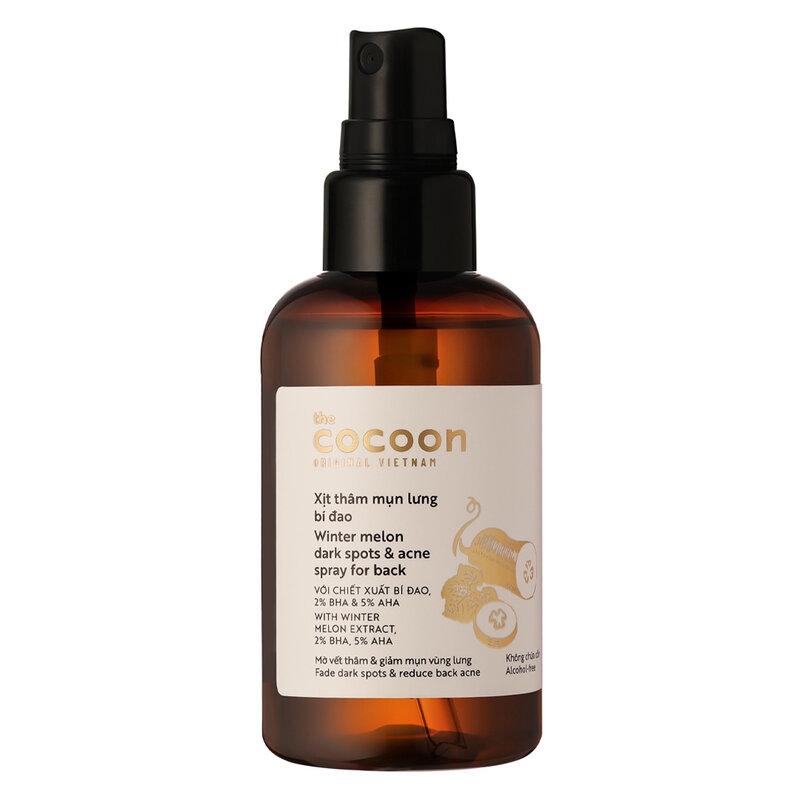 Xịt Thâm Mụn Lưng Cocoon Chiết Xuất Bí Đao 140ml