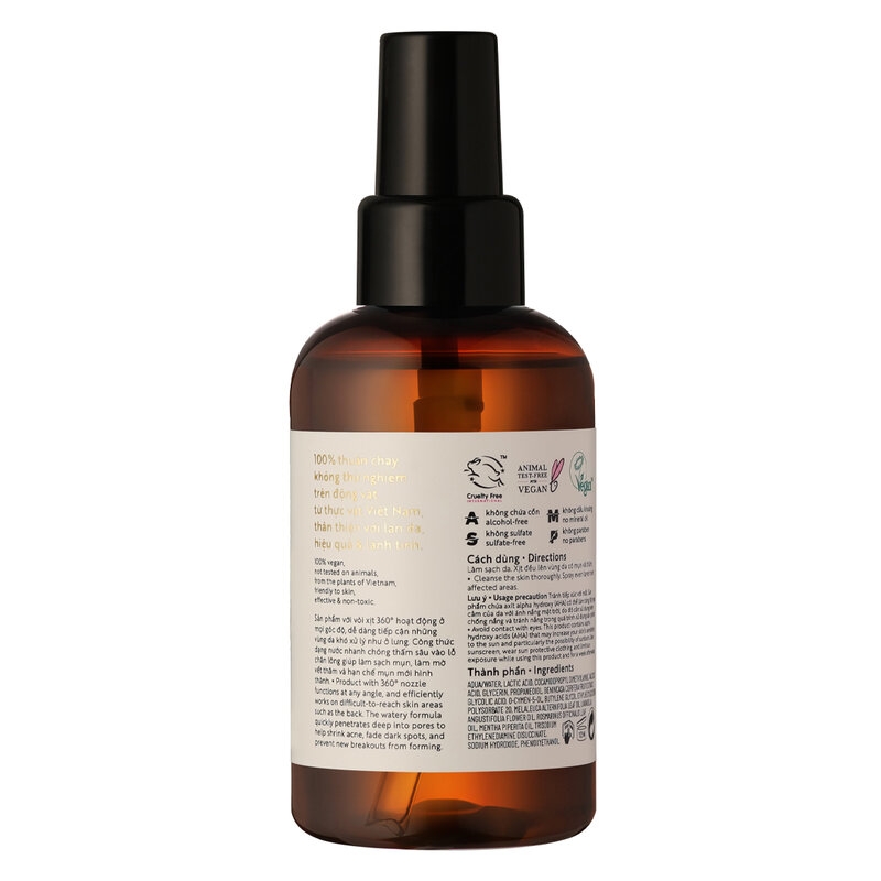 Xịt Thâm Mụn Lưng Cocoon Chiết Xuất Bí Đao 140ml