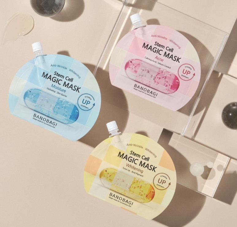 Mặt Nạ Ngủ Banobagi Steam Cell Magic Mask Giúp Sáng Da 23ml