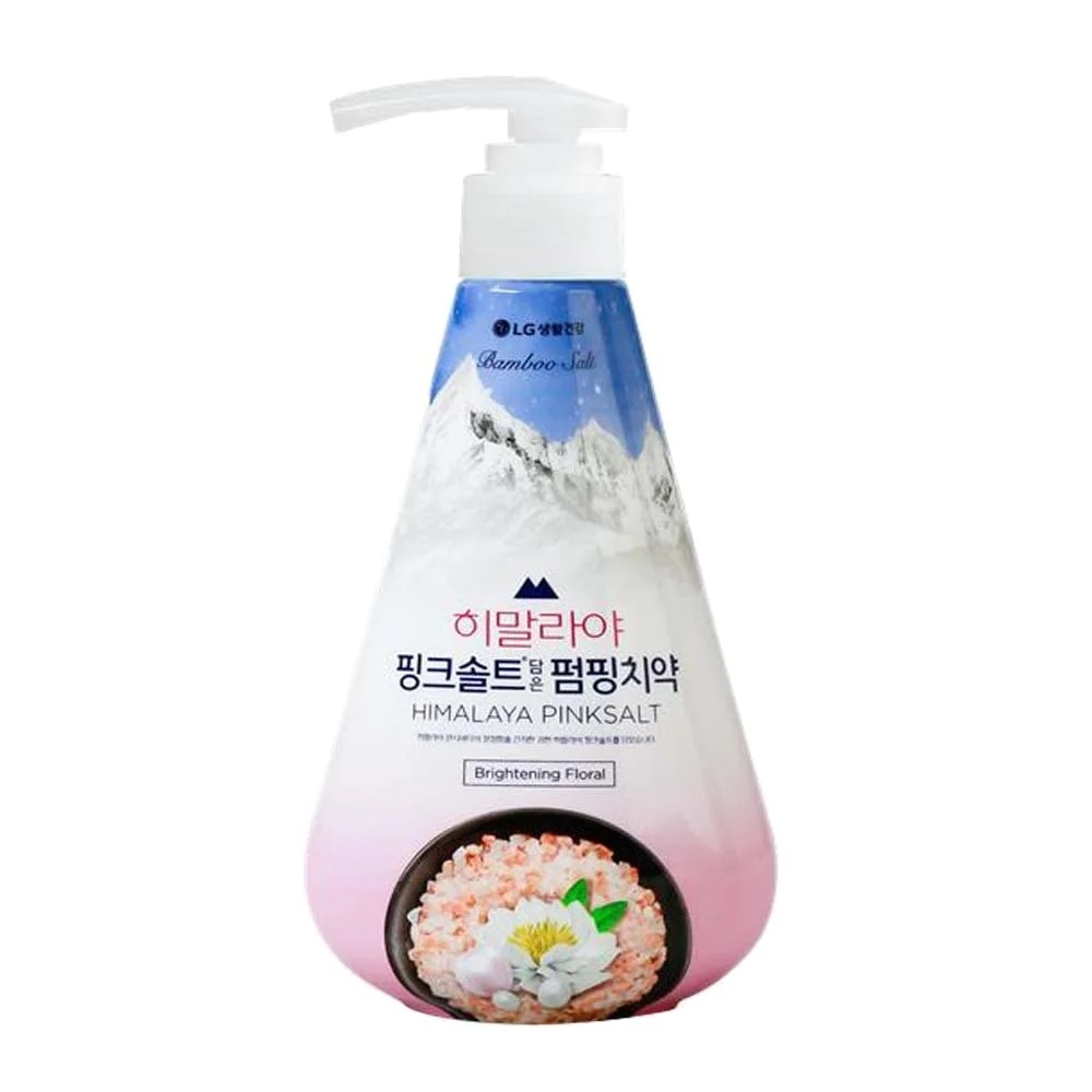 Kem Đánh Răng Bamboo Salt Brightening Floral Muối Hồng Himalaya Sáng Răng 285g