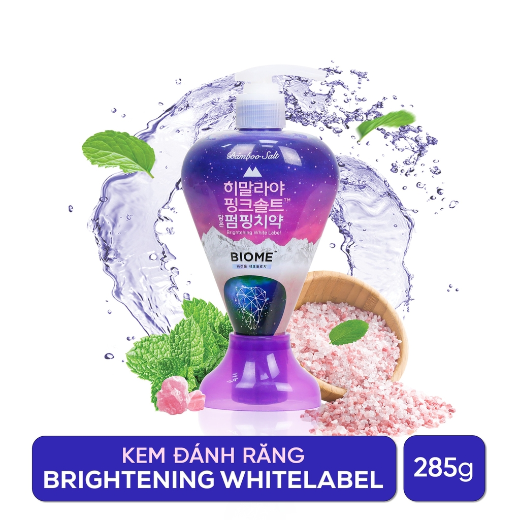 Kem Đánh Răng Bamboo Salt Brightening Muối Hồng Himalaya 285g