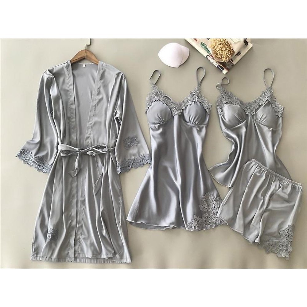 Mua Váy ngủ, đầm ngủ ren xuyên thấu cao cấp CoreleV gợi cảm, quyến rũ N025A  - Trắng - L tại SHOP TRIUMPH | Tiki