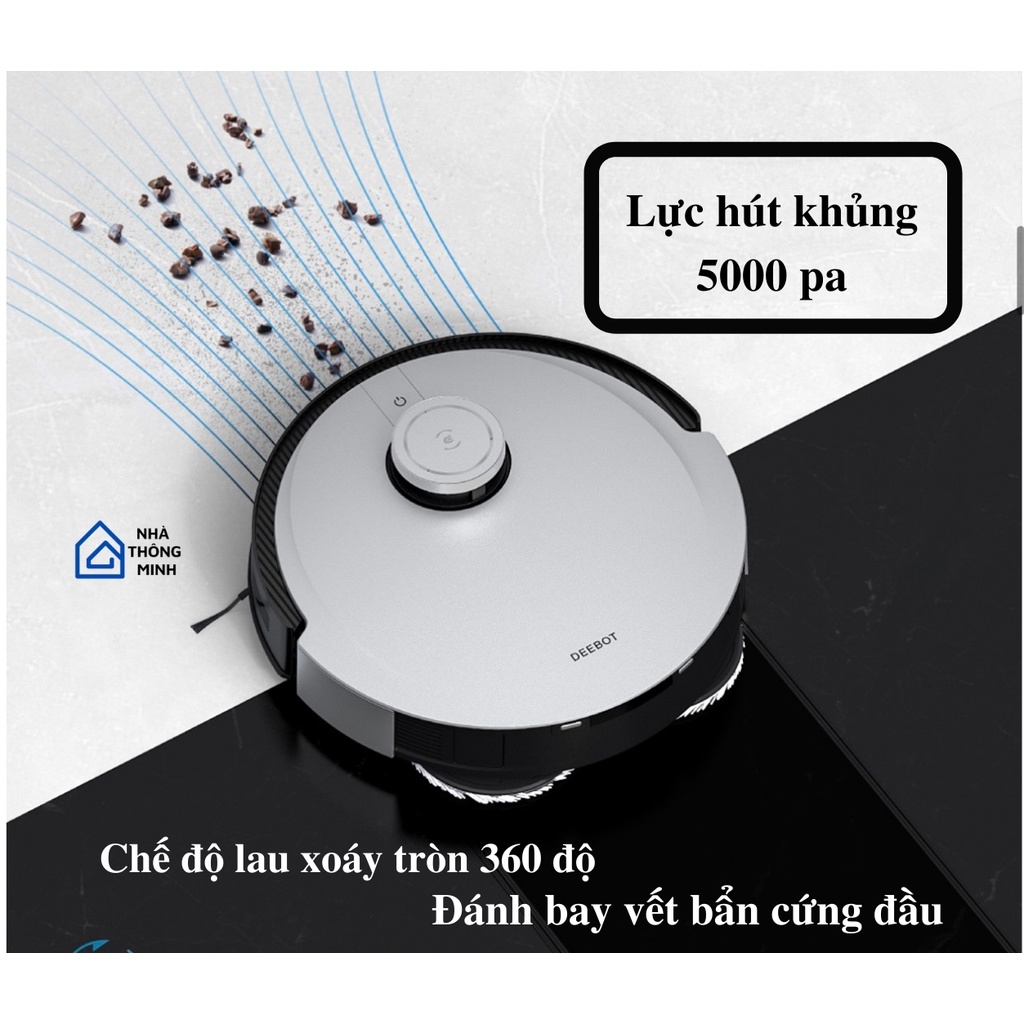 Robot Hút Bụi Lau Nhà Ecovacs DEEBOT X1 OMNI - Bản cao cấp nhất