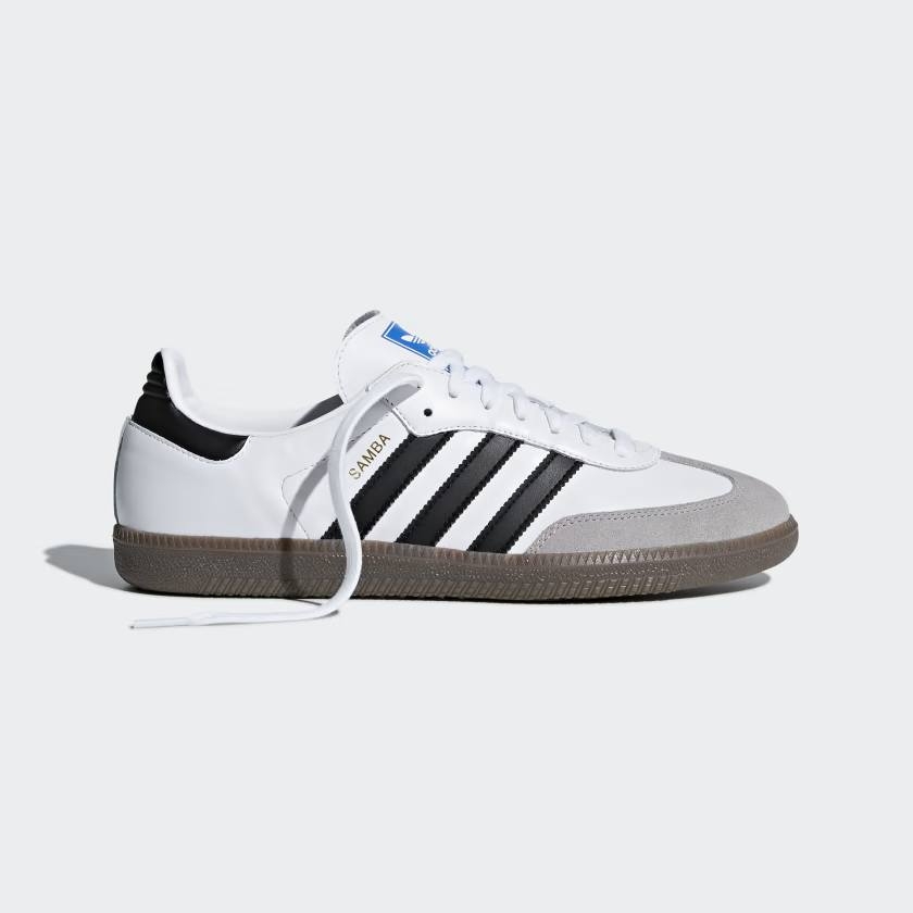 Adidas Samba O.G White Black Gum [B75806]