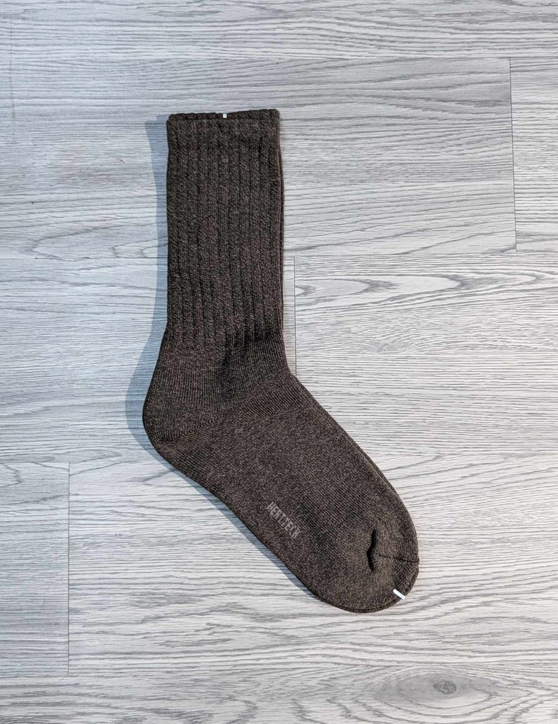 Uniqlo Heattech Socks 3 Pairs Brown [UNQ-05]
