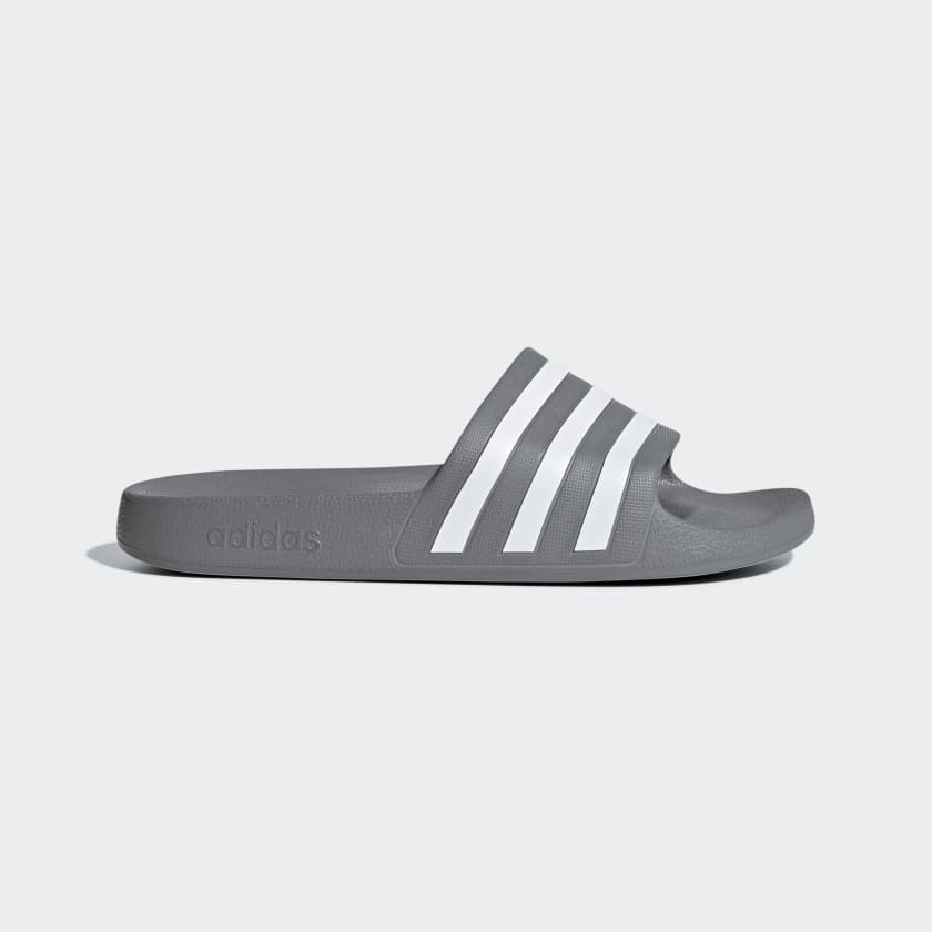 Adidas Adilette Aqua Slides Grey [F35538]