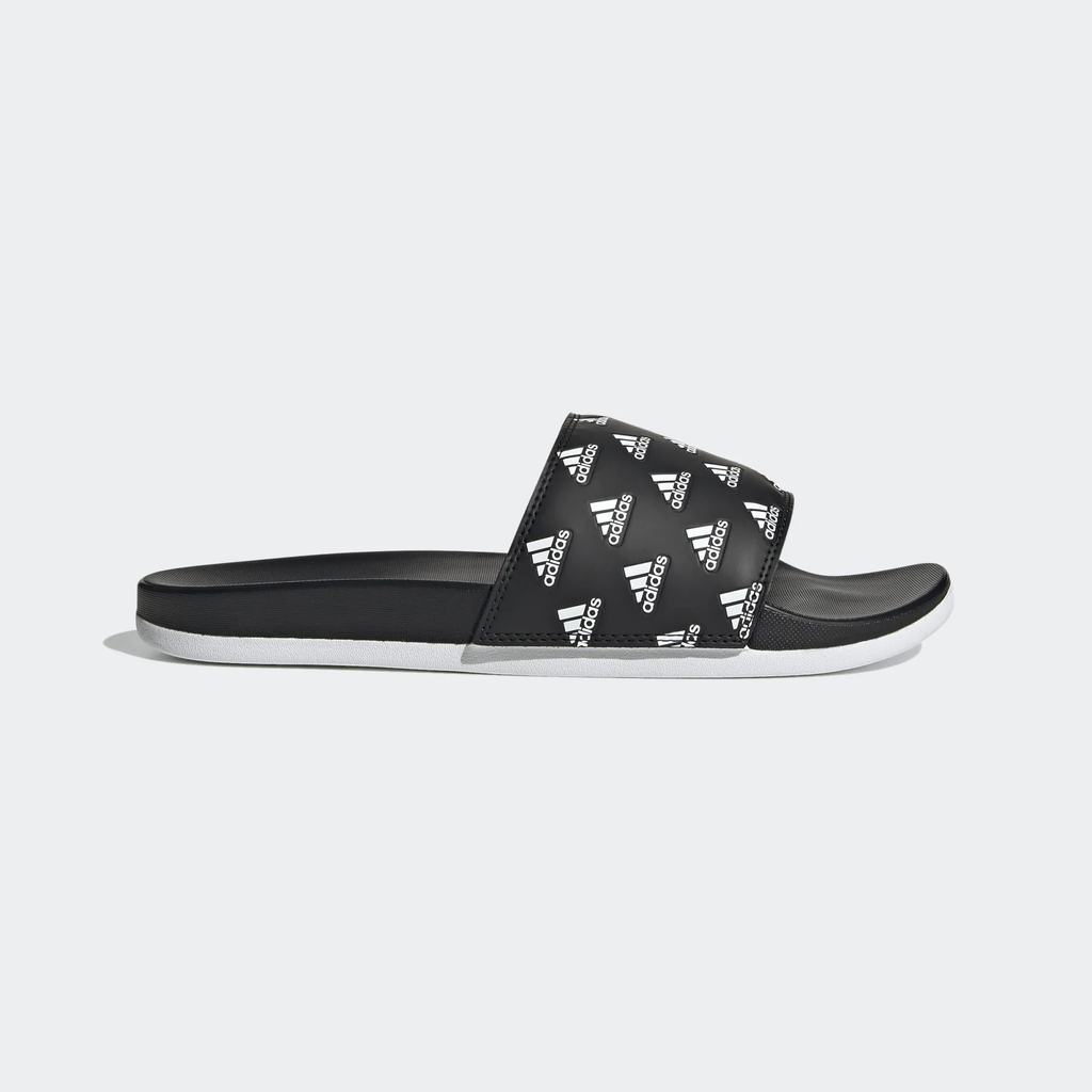 Adidas Adilette Comfort Slides Repeat Logo Black [GV9735]