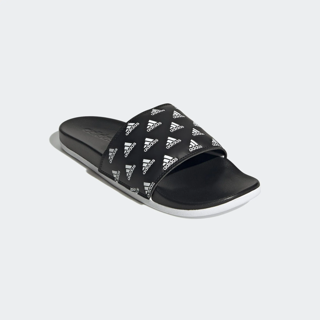 Adidas Adilette Comfort Slides Repeat Logo Black [GV9735]