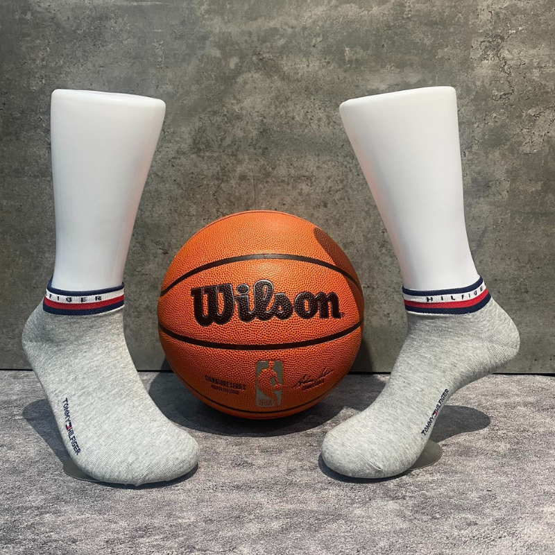 Tommy Hilfiger Grey Grey 6 Pairs [TOMY-062]