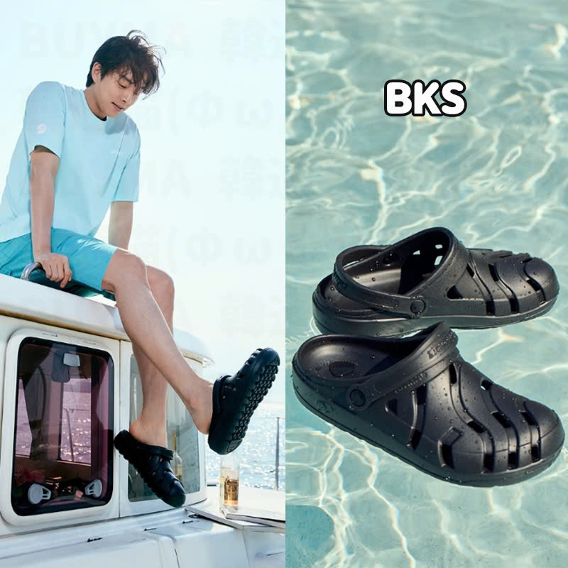 Clog Sandal Discovery Black [DXSH7212N-BKS]