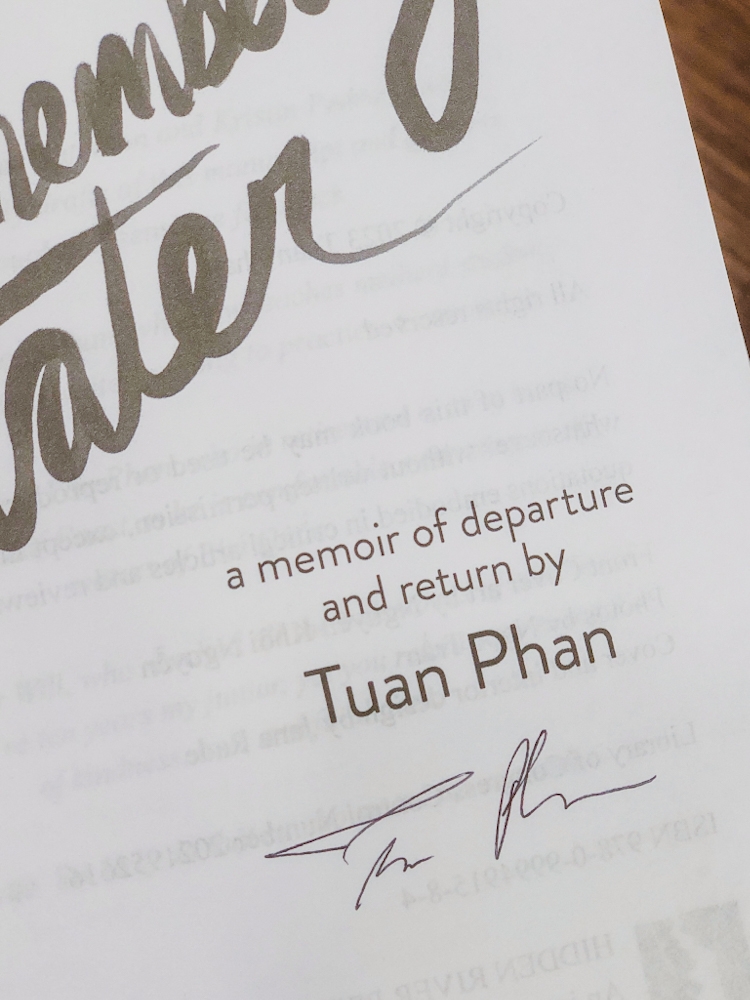 Remembering Water: A Memoir of Departure and Return (Signed)