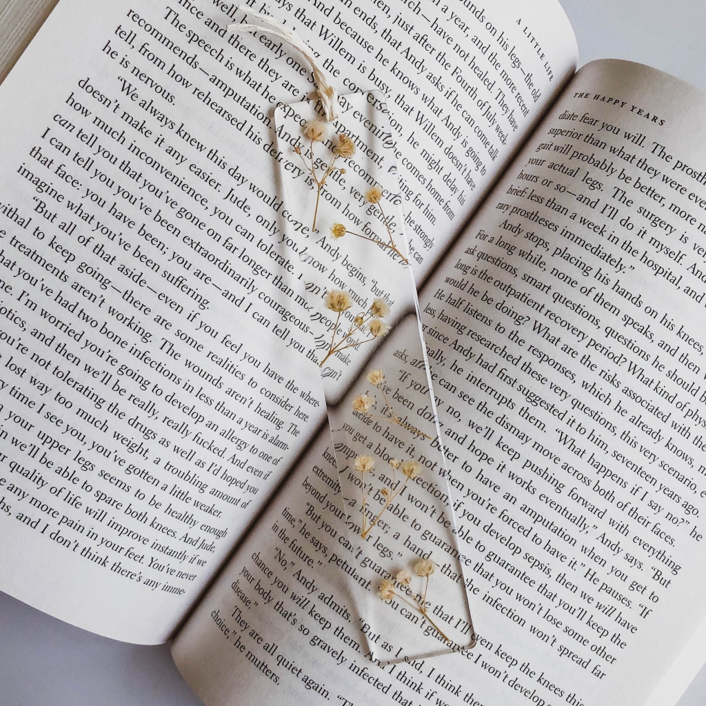 Dried Flowers Bookmark