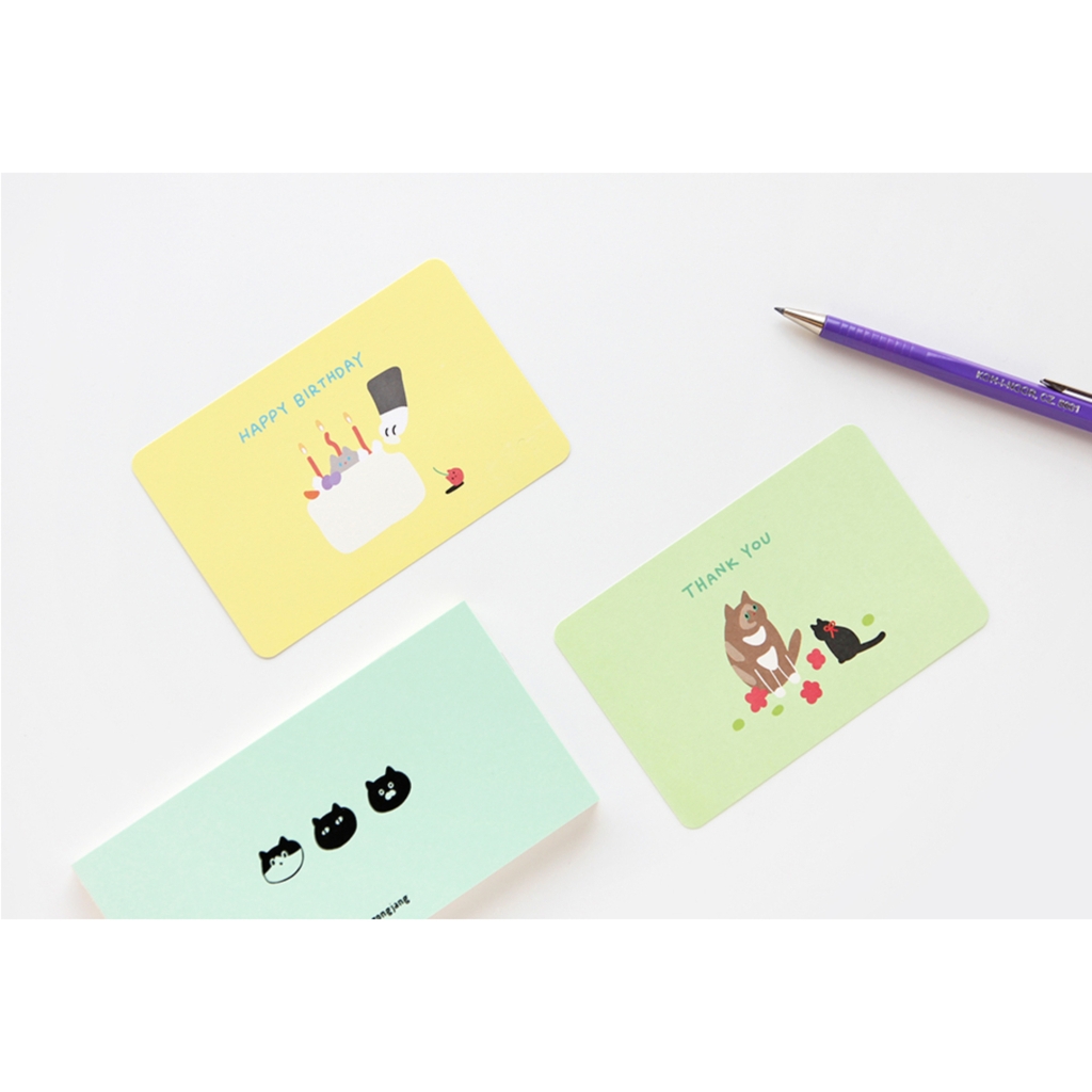 One Third Cat Mini Card Set