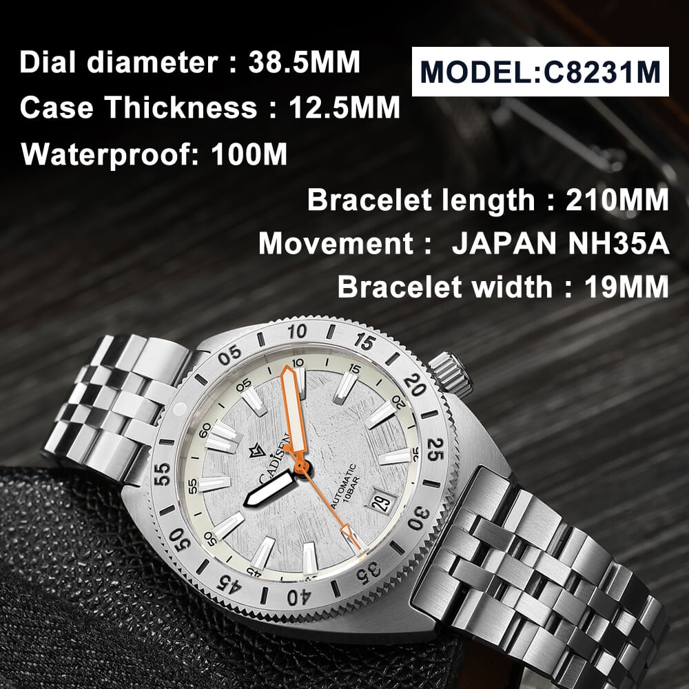 Đồng Hồ Nam Cadisen C8231M1 Automatic