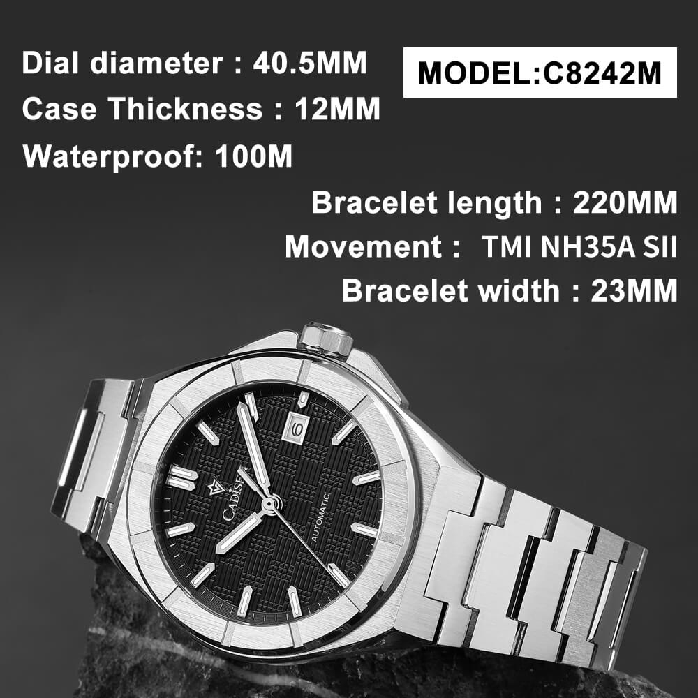 Đồng Hồ Nam Cadisen C8242M1 Automatic