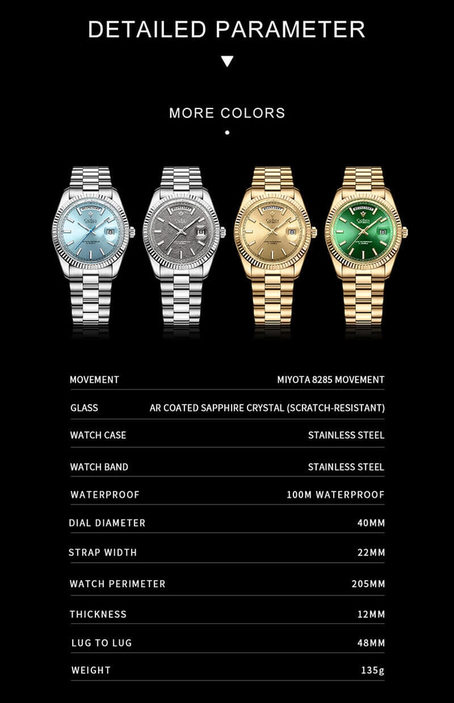 Đồng Hồ Nam Cadisen C8215M3 Automatic