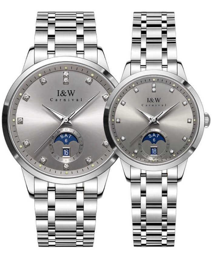 Đồng Hồ Đôi I&W Carnival 625D8 Automatic