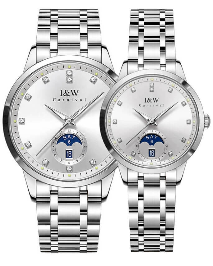 Đồng Hồ Đôi I&W Carnival 625D10 Automatic