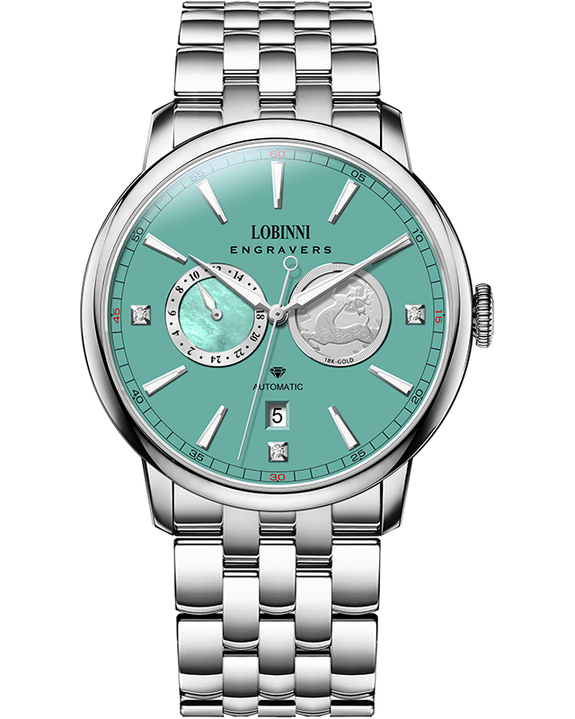 Đồng Hồ Nam Lobinni No.19015-1 Automatic (Mạ Vàng 24k)