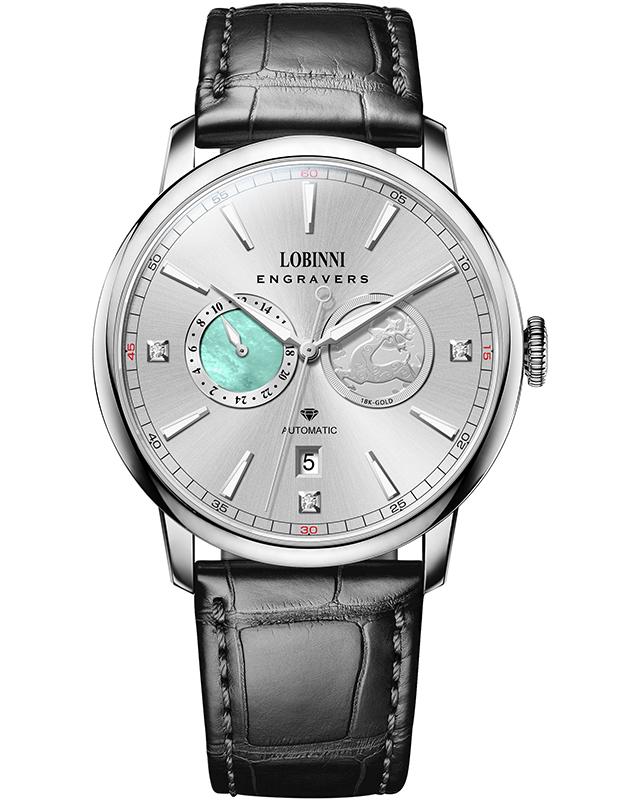 Đồng Hồ Nam Lobinni No.19015-3 Automatic (Mạ Vàng 24k)