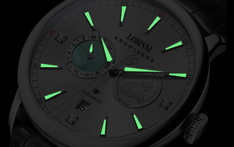 Đồng Hồ Nam Lobinni No.19015-3 Automatic (Mạ Vàng 24k)