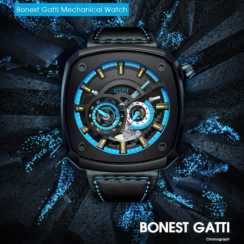 Đồng Hồ Nam Bonest Gatti Offshore Speed BG6601-B6 Automatic