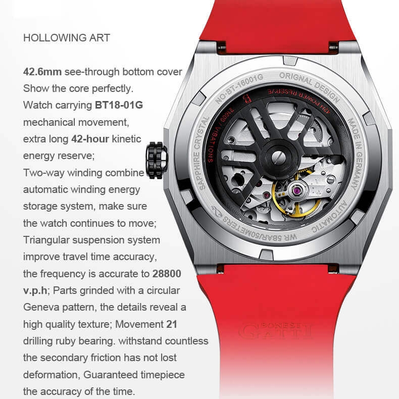 Đồng Hồ Nam Bonest Gatti King Speed BG9601-A3 Automatic