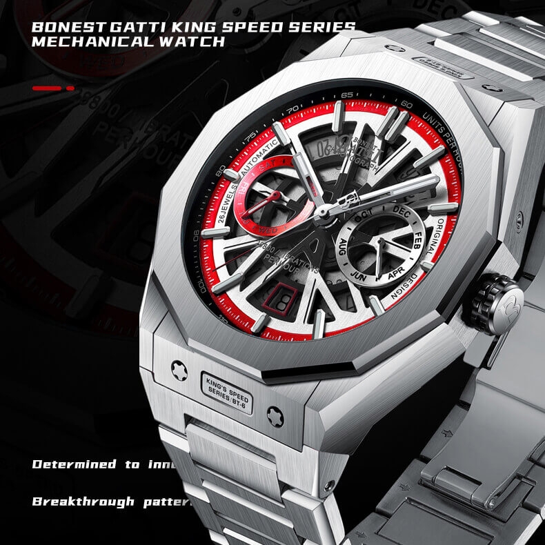 Đồng Hồ Nam Bonest Gatti King Speed BG9601-S5 Automatic