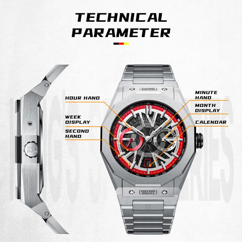 Đồng Hồ Nam Bonest Gatti King Speed BG9601-S5 Automatic