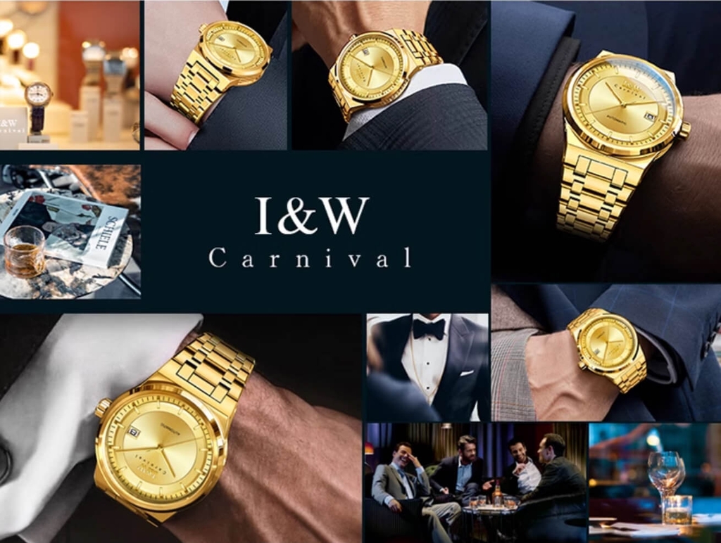 Đồng Hồ Nam I&W Carnival 612G17 Automatic