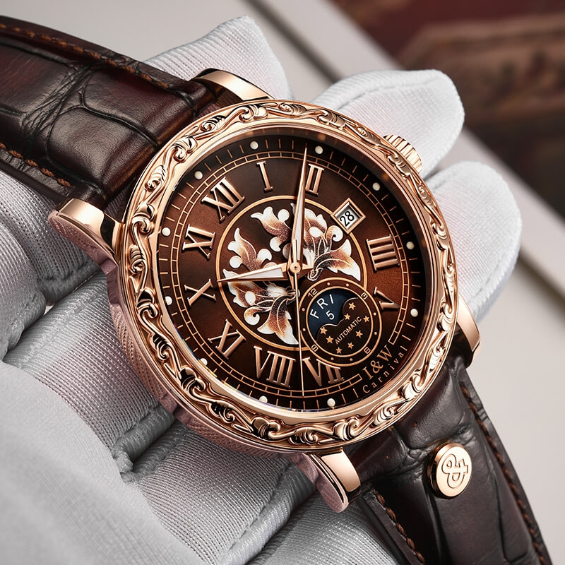 Đồng Hồ Nam I&W Carnival 55905G-D1 Automatic
