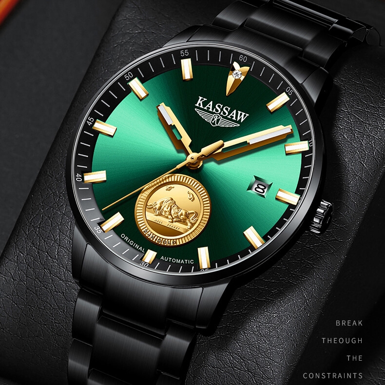 Đồng Hồ Nam Kassaw K228G3 Automatic (Mạ vàng 24k)
