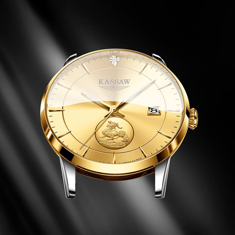 Đồng Hồ Nam Kassaw K666G1 Automatic (Mạ vàng 24k)
