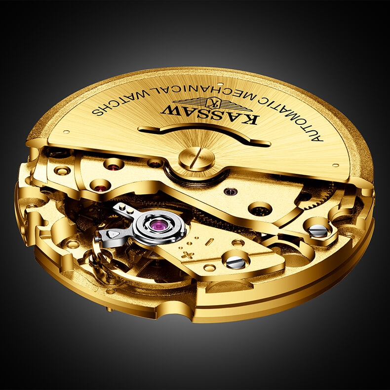 Đồng Hồ Nam Kassaw K666G1 Automatic (Mạ vàng 24k)
