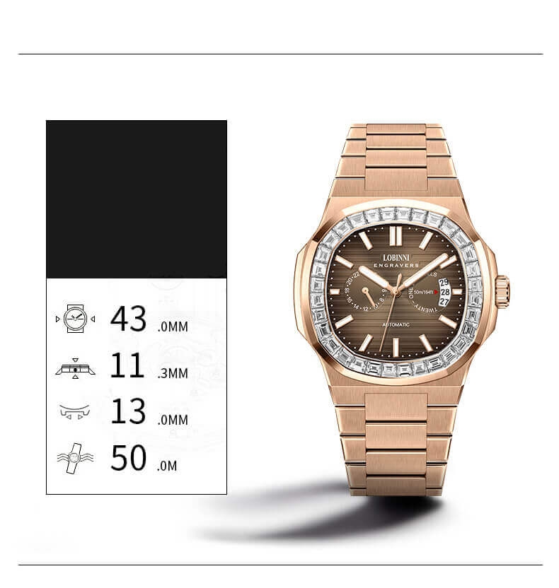 Đồng Hồ Nam Lobinni No.19069D-4 Automatic