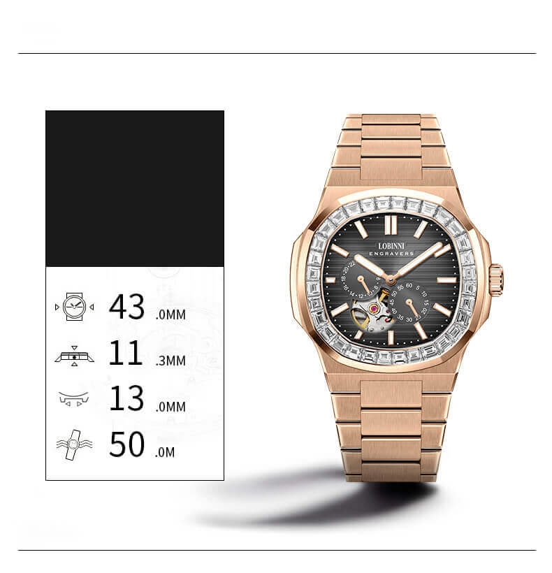 Đồng Hồ Nam Lobinni No.19069F-4 Automatic