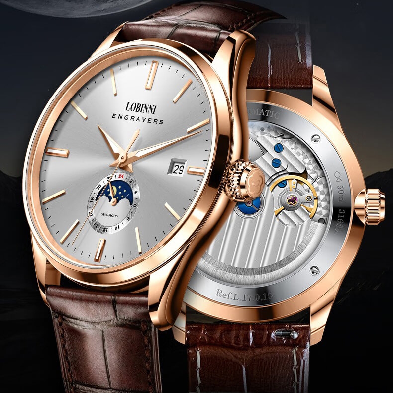 Đồng Hồ Nam Lobinni No.19001-1 Automatic