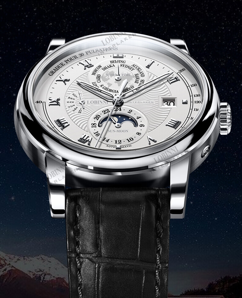 Đồng Hồ Nam Lobinni No.16003-4 Automatic