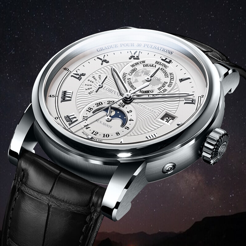 Đồng Hồ Nam Lobinni No.16003-4 Automatic