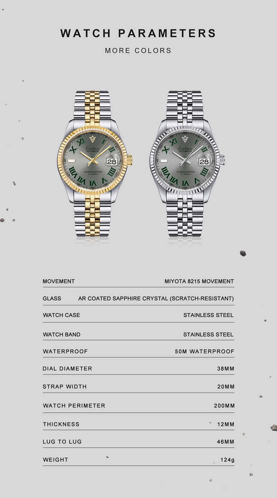 Đồng Hồ Nam Cadisen C8211M1 Automatic