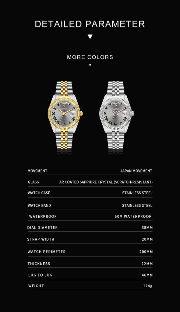 Đồng Hồ Nam Cadisen C8228M2 Automatic
